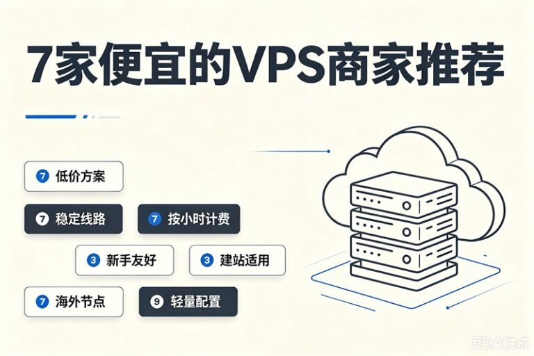 2026年最便宜的7家VPS主机商家推荐【更新】