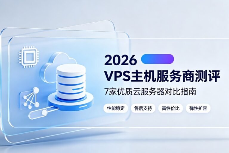 2026年7大优质VPS主机服务商推荐
