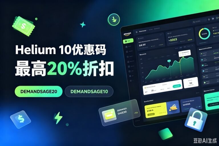 Helium 10优惠码｜最高20%折扣，DEMANDSAGE20 & DEMANDSAGE10